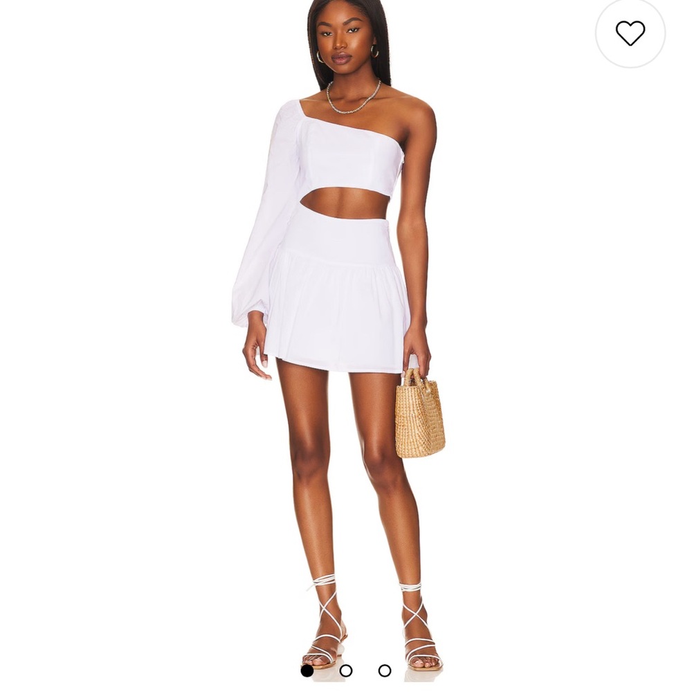 Revolove - One-Shoulder White  Dress